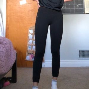 Athleta girl black high waisted leggings